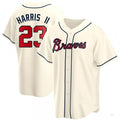 Atlanta Braves #23 Michael Harris II Cream Alternate Jersey Stitches Baseball Jerseys