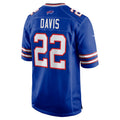 B.Bills #22 Ray Davis Player Royal Home Game Football Jerseys