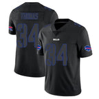 B.Bills #34 Thurman Thomas Player Limited Black Impact Football Jerseys