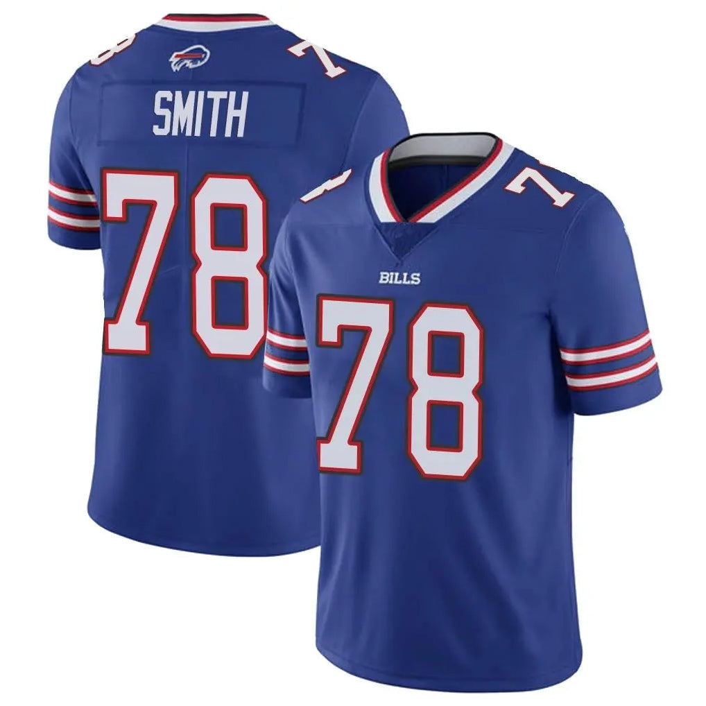 B.Bills #78 Bruce Smith Player Royal Vapor Limited Football Jerseys