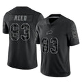 B.Bills #83 Andre Reed Player Black RFLCTV Limited Football Jerseys