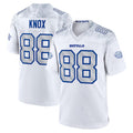 B.Bills #88 Dawson Knox Player White Rivalries Collection Game Football Jerseys