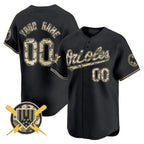 Custom Baltimore Orioles Armed Forces Day Vapor Premier Limited ¨C All Stitched Baseball Jersey