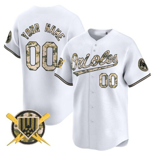 Custom Baltimore Orioles Armed Forces Day Vapor Premier Limited ¨C All Stitched Baseball Jersey