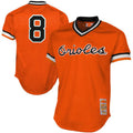 Baltimore Orioles Cal Ripken Jr  Orange 1988 Authentic Cooperstown Collection Mesh Batting Practice Jersey Baseball Jerseys