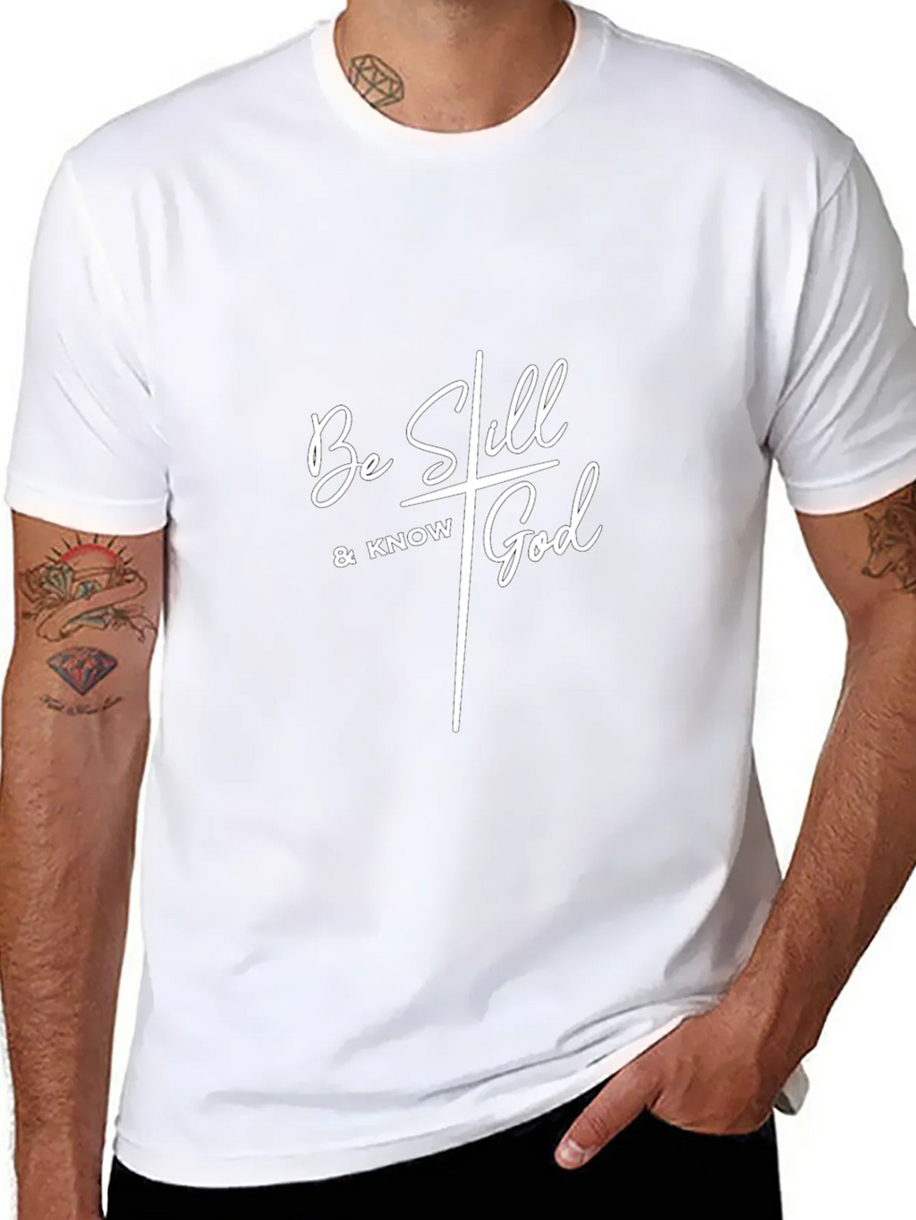 Be Still & Know God - Christian T-Shirt