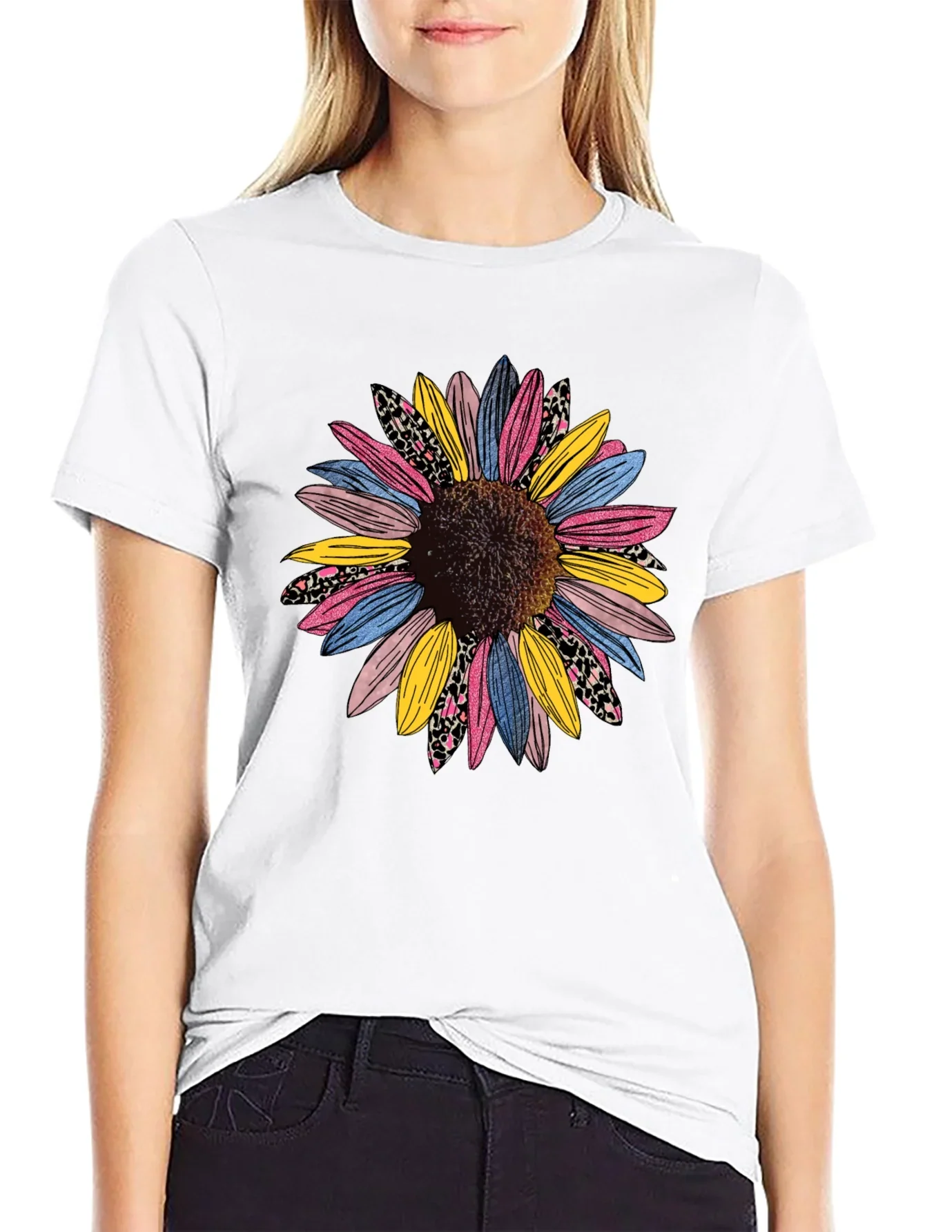 Sunflower Graphic Tee - Trendy Casual Style