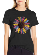 Sunflower Graphic Tee - Trendy Casual Style
