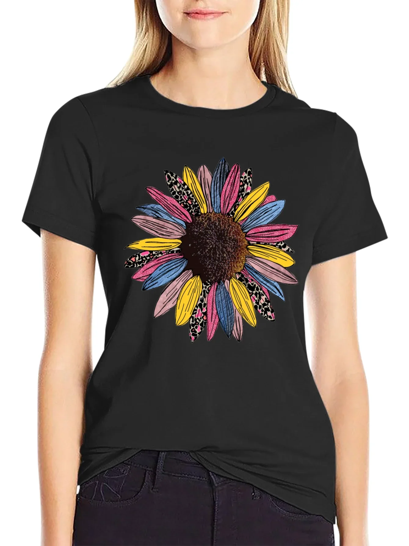 Sunflower Graphic Tee - Trendy Casual Style
