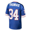 B.Bills #34 Thurman Thomas 1985  Authentic Throwback Retired Player Jersey - Royal American Stitched Football Jerseys