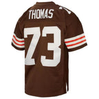 C.Browns #73 Joe Thomas  Brown 2007 Legacy Retired Player Jersey Stitched American Football Jerseys