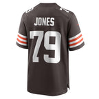 C.Browns #79 Dawand Jones Player Brown Home Game Football Jerseys