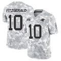 C.Panthers #10 Ryan Fitzgerald Player Arctic Camo Salute to Service Limited Football Jerseys
