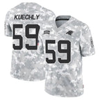 C.Panthers #59 Luke Kuechly Player Arctic Camo Salute to Service Limited Football Jerseys