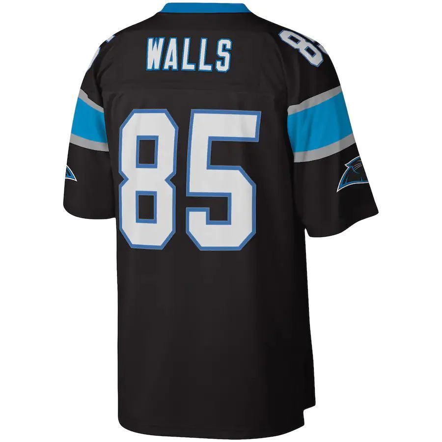 C.Panthers #85 Wesley Walls  Black 1996 Legacy Replica Player Jersey Stitched American Football Jerseys