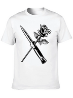 Rose & Dagger Graphic Tee - Edgy Streetwear