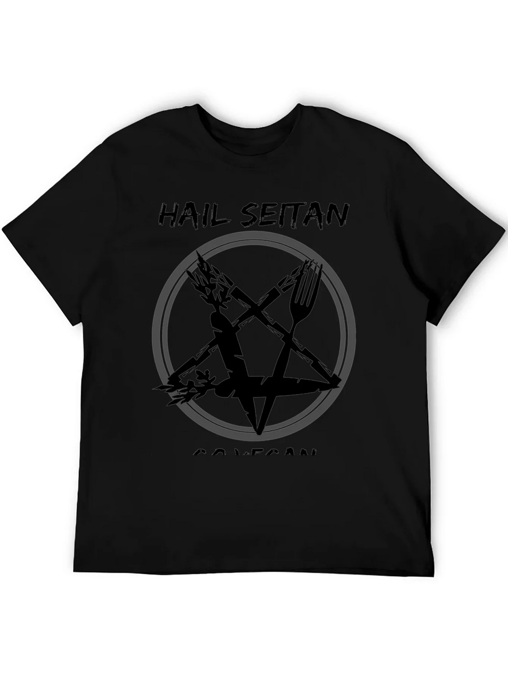 Hail Seitan Vegan Graphic Tee