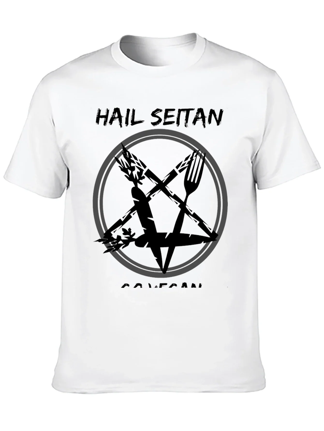 Hail Seitan Vegan Graphic Tee