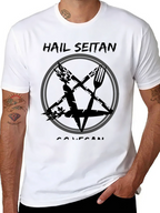 Hail Seitan Vegan Graphic Tee