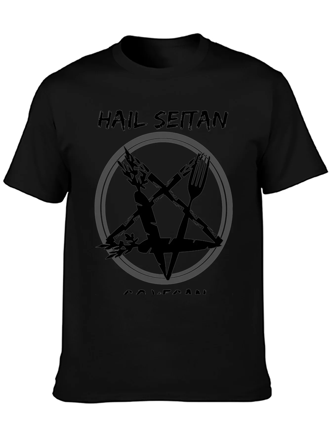 Hail Seitan Vegan Graphic Tee