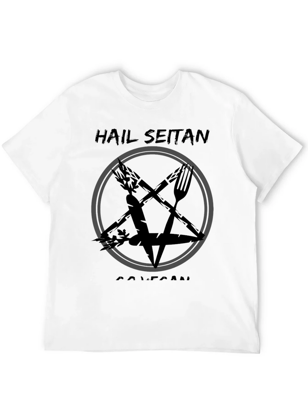 Hail Seitan Vegan Graphic Tee