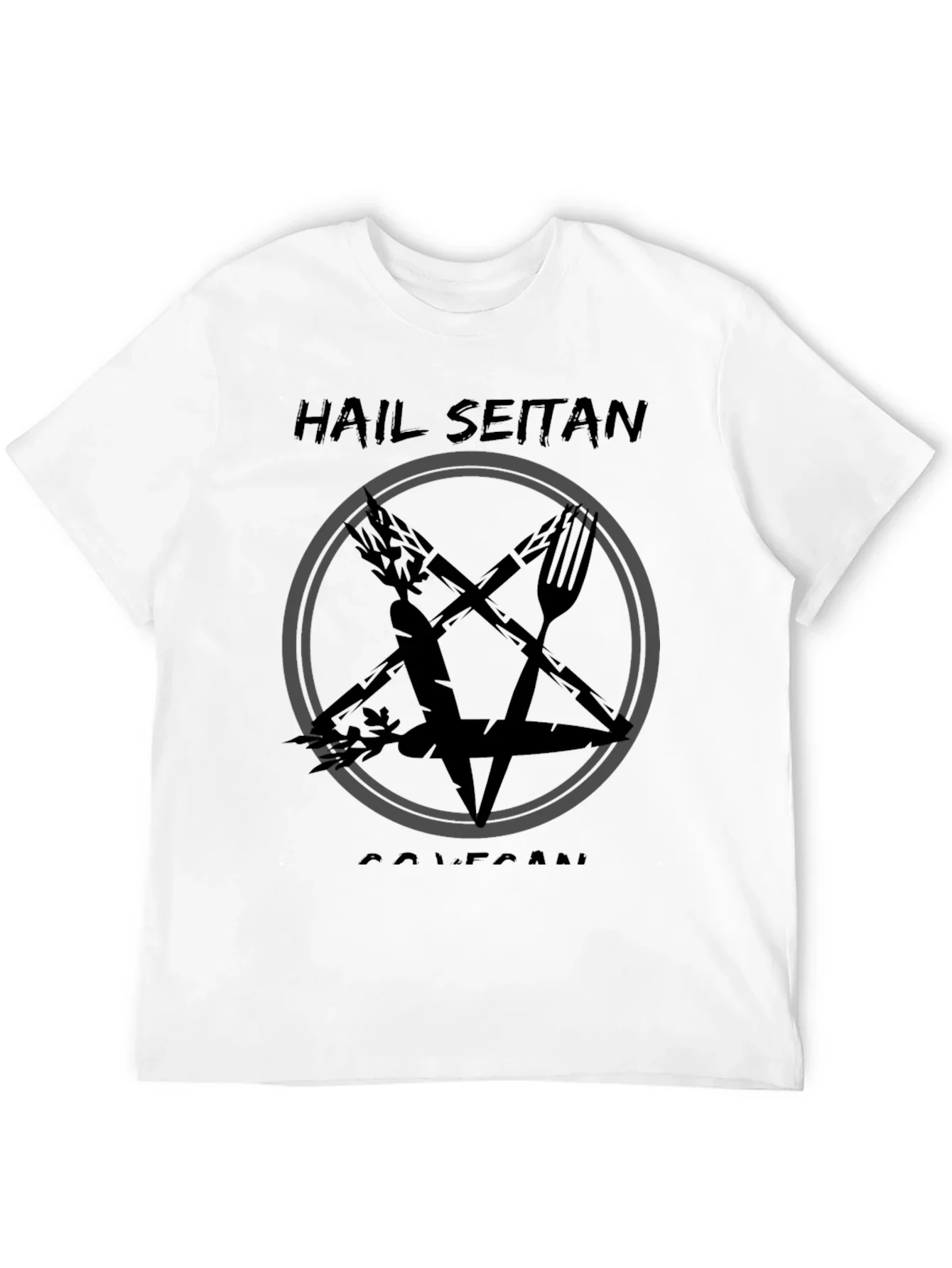 Hail Seitan Vegan Graphic Tee