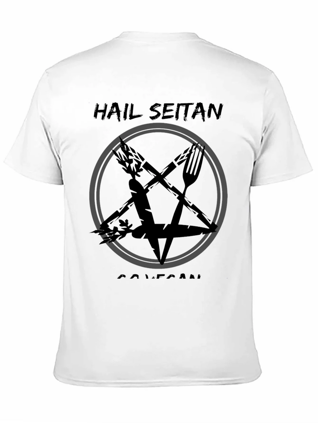 Hail Seitan Vegan Graphic Tee