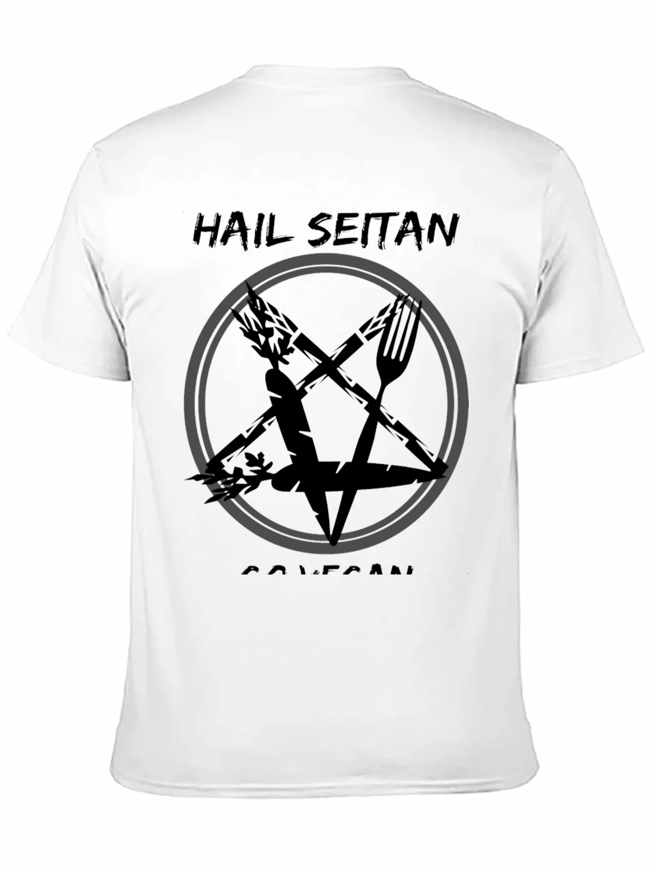 Hail Seitan Vegan Graphic Tee