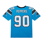 C.Panthers #90 Julius Peppers Player  Blue American Football Jerseys