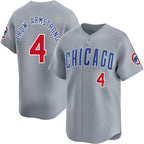 Chicago Cubs #4 Pete Crow-Armstrong Gray Limited Stitched Baseball Jersey