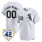 Custom Chicago White Sox 2024 Jackie Robinson Patch Vapor Premier Limited¨C All Stitched Baseball Jersey