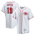 Cincinnati Reds #18 Joey Votto White Home Replica Player Name Jersey Baseball Jerseys