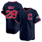 Cleveland Guardians #28 Tanner Bibee Navy 2025 Alternate Limited Stitched Baseball Jersey