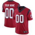 Custom H.Texans Red Game Jersey -American Stitched Football Jerseys