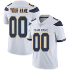 Custom LA.Chargers Stitched American Football Jerseys Personalize Birthday Gifts White Jersey
