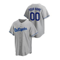 Custom Los Angeles Dodgers Gray Jerseys Stitched Men Youth And Women For Birthday Gift Baseball Jerseys