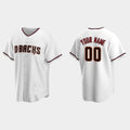Custom Men Youth Women A.Diamondback White Stitched Baseball Jersey