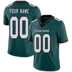 Custom P.Eagles Green Game Jersey -Stitched American Football Jerseys Personalize Birthday Gifts