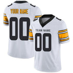 Custom P.Steelers Stitched American Football Jerseys Personalize Birthday Gifts White Jersey