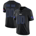 Custom B.Bills Black Limited Game Football Jerseys