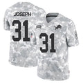 D.Lions #31 Kerby Joseph Player Arctic Camo Salute to Service Limited Football Jerseys