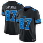 D.Lions #87 Sam LaPorta Player BLACK Home Limited Game Football Jerseys