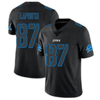 D.Lions #87 Sam LaPorta Player Limited Black Impact Football Jerseys