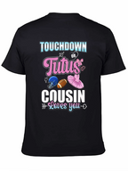 Touchdown or Tutus Cousin Gender Reveal T-Shirt