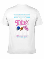 Touchdown or Tutus Cousin Gender Reveal T-Shirt