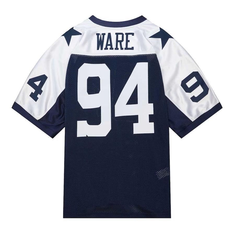D.Cowboys #94 DeMarcus Ware  Navy 2011 Authentic Throwback Retired Player American Football Jerseys