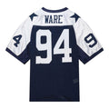 D.Cowboys #94 DeMarcus Ware  Navy 2011 Authentic Throwback Retired Player American Football Jerseys
