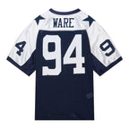 D.Cowboys #94 DeMarcus Ware  Navy 2011 Authentic Throwback Retired Player American Football Jerseys