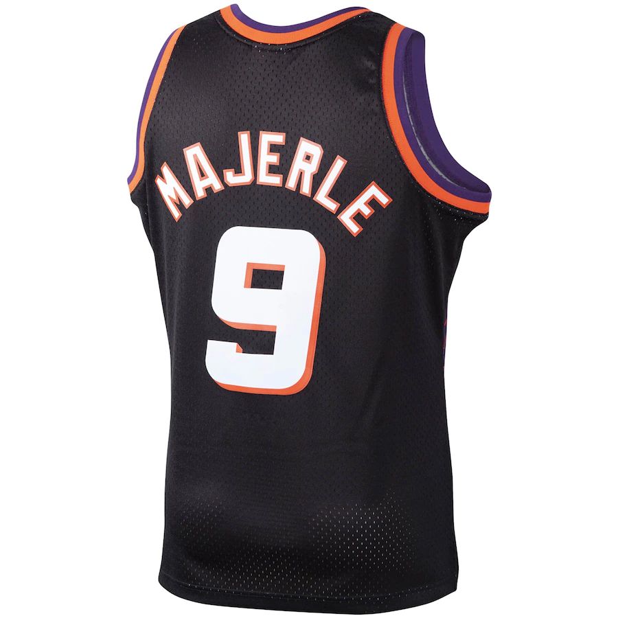 P.Suns #9 Dan Majerle  1994-95 Hardwood Classics Swingman Player Jersey Black Stitched American Basketball Jersey