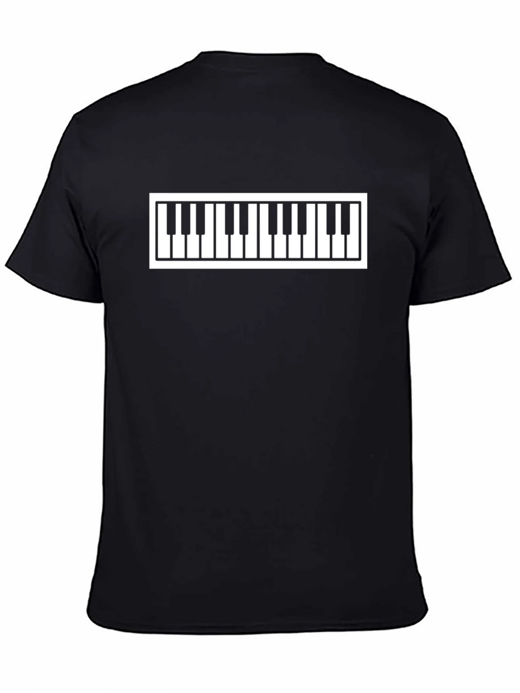 Piano Keys Graphic Tee - Stylish Music Lovers T-Shirt